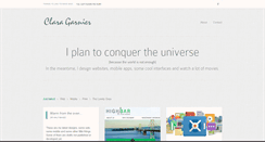 Desktop Screenshot of claragarnier.com